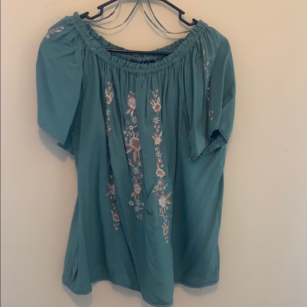 Off the shoulder